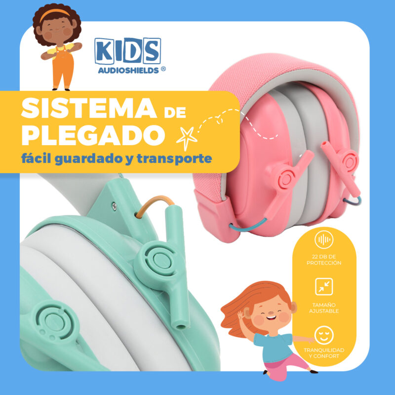 Earmuf audifono protector oidos niño audio shields