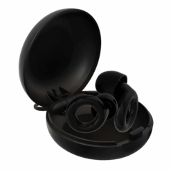 earplug audio shields glam Negro en su caja